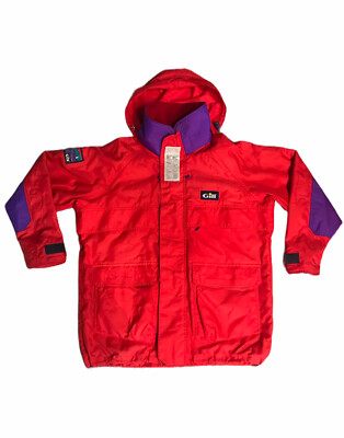 Gill Latitude 42 Snow Jacket Red With Purple Sz S