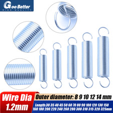 Ressorts à ressorts fil 1,2 mm zinc dans plateau tension d'expansion à compression étendue
