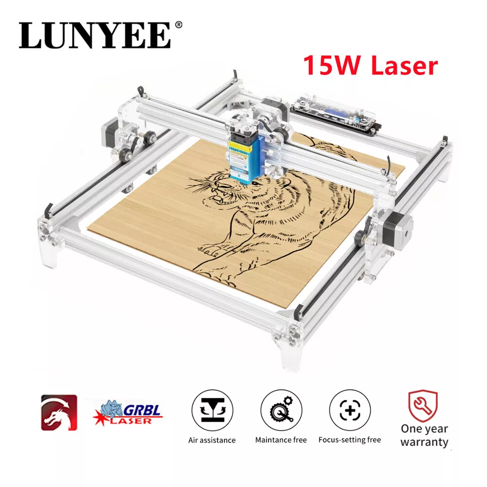 15W 30cm 40cm CNC Laser Engraving Machine DIY Desktop Laser Printer Wood Router