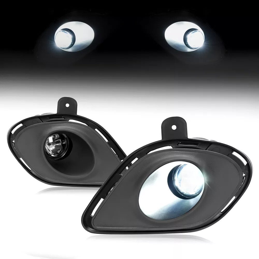 For Dodge Charger SRT 2015-2022 2023 LED Fog Lights Lamps W/Bracket Set LH & RH