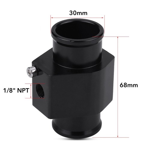 ADJUSTABLE ELECTRIC FAN CONTROLLER 1/8 NPT TEMP-ERATURE SWITCH 30MM HOSE ADAPTER - Picture 6 of 8