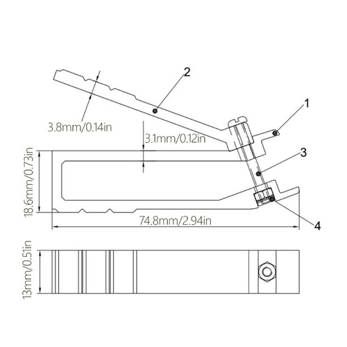 Aluminium Cage Nut Removal Tool for Computer Server Rack Cage Extraction Tool - Photo 8/8