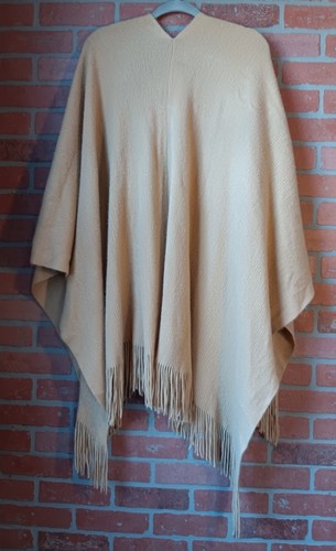 Soft Lightweight Mustard Yellow Fringed Shawl One Size Cottagecore Boho Hippie - Picture 7 of 10