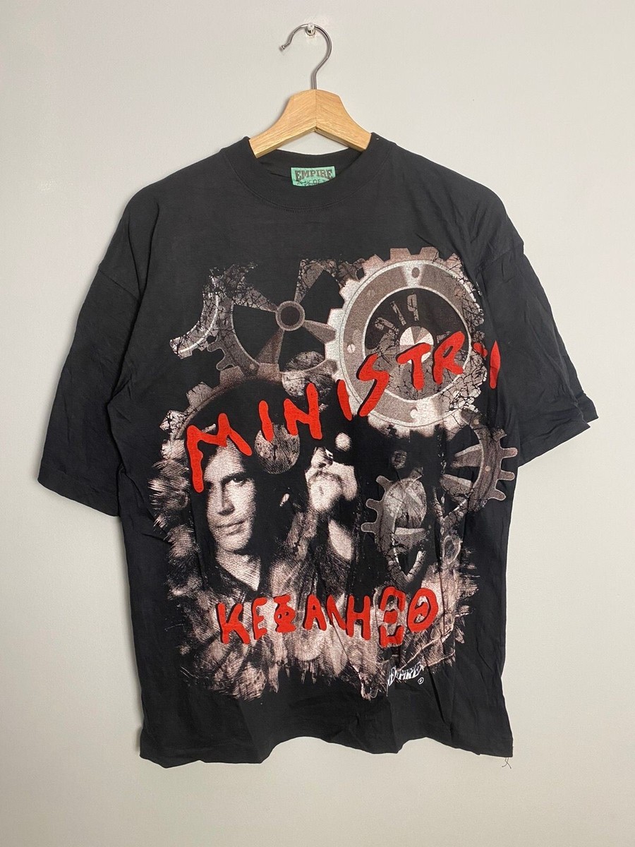 トップス 90's MINISTRY PSALM 69 BROCKUM L 1991 Band Tees × Brockum × Vintage 90s Ministry Psalm 69 Tee