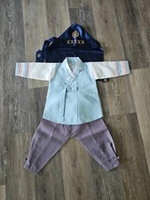 Traditional Korean Hanbok Boys for 1 Year Old Boy with hat