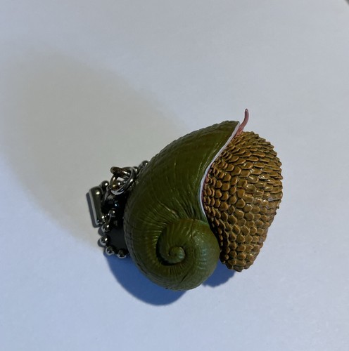 Nature Techni Colour Scaly-Foot Gastropod Giant Snail PVC Keychain 1.5” Figure - Picture 4 of 5