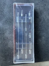 For Snap-on Tools 209AFXAFR 9 pc 3/8"dr Extension and Adaptor RED Foam Set USA