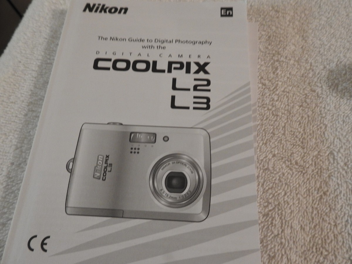 Nikon COOLPIX L3 5.1MP Digital Camera BOX ALL ACCESSORIES