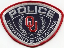 UNIVERSITY OF OKLAHOMA OK CAMPUS POLICE PATCH