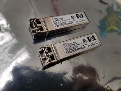 2x HP HPE AJ718A B-Series 468508-002 5697-7264 8Gb StorageWorks SFP+ Transceiver - Picture 2 of 3