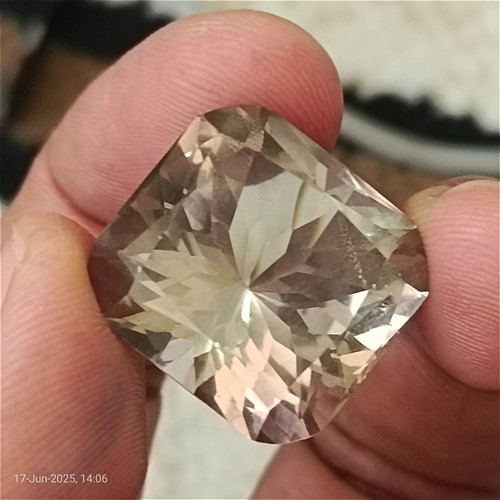 50 Carats Natural Golden Topaz Loose Gemstone for Pendant Jewelry Making - Picture 14 of 16