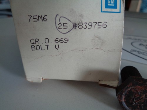GM 839756 BOLT V SET OF 6 - Picture 2 of 2