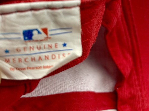 Red Baseball Cap Dad Hat Size S Embroidered Logo Genuine Merchandise Adjustable - Picture 9 of 9