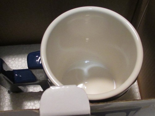 NIB Fine Life 20oz Coffee Mug Blue - Picture 2 of 2