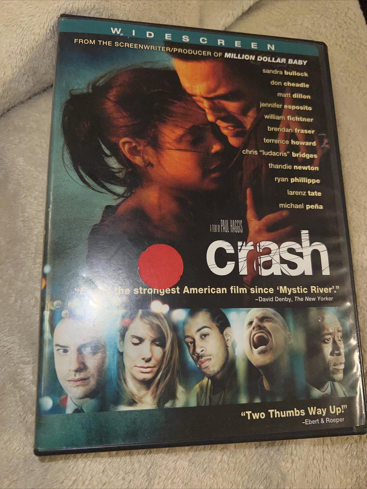 Crash DVD Movie Widescreen 2004 Sandra Bullock ~ Matt Dillon ~ Ludacris