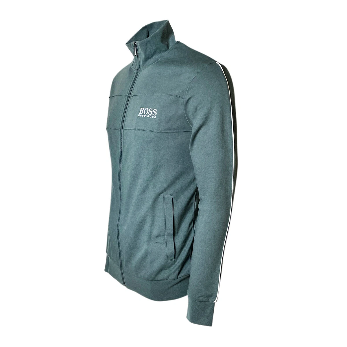 Hugo Boss lightweight cotton blend Tracksuit Jacket 50452301 308 | eBay