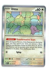 DITTO 132/165 151 HOLO RARE POKEMON TCG NM
