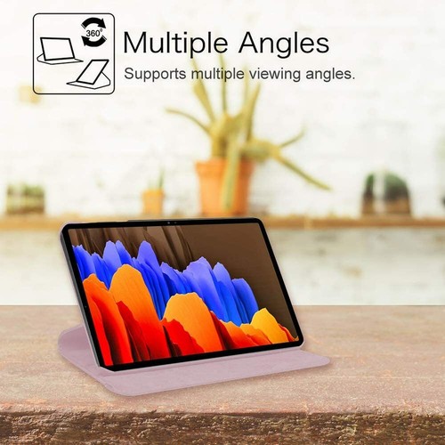 Funda para Samsung Galaxy Tab S7 11.0"" S7 Plus 12.4"" con soporte giratorio - Imagen 8 de 16