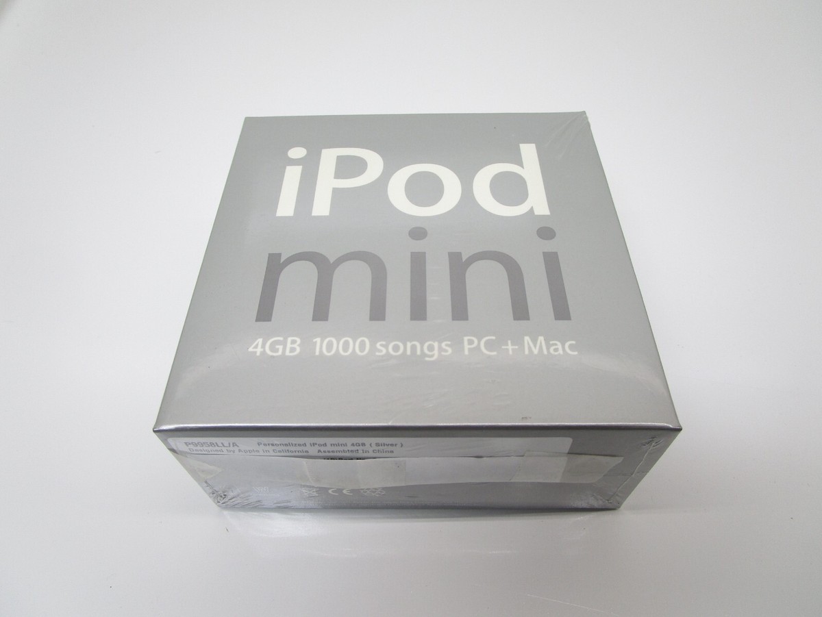 Apple iPod mini 4gb 2nd Generation Factory Sealed Silver