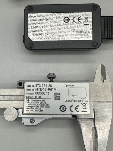 Digital Caliper, 6” Mitutoyo, 573-734-20 Precision Measuring Tool & SPC Cable - Picture 3 of 7