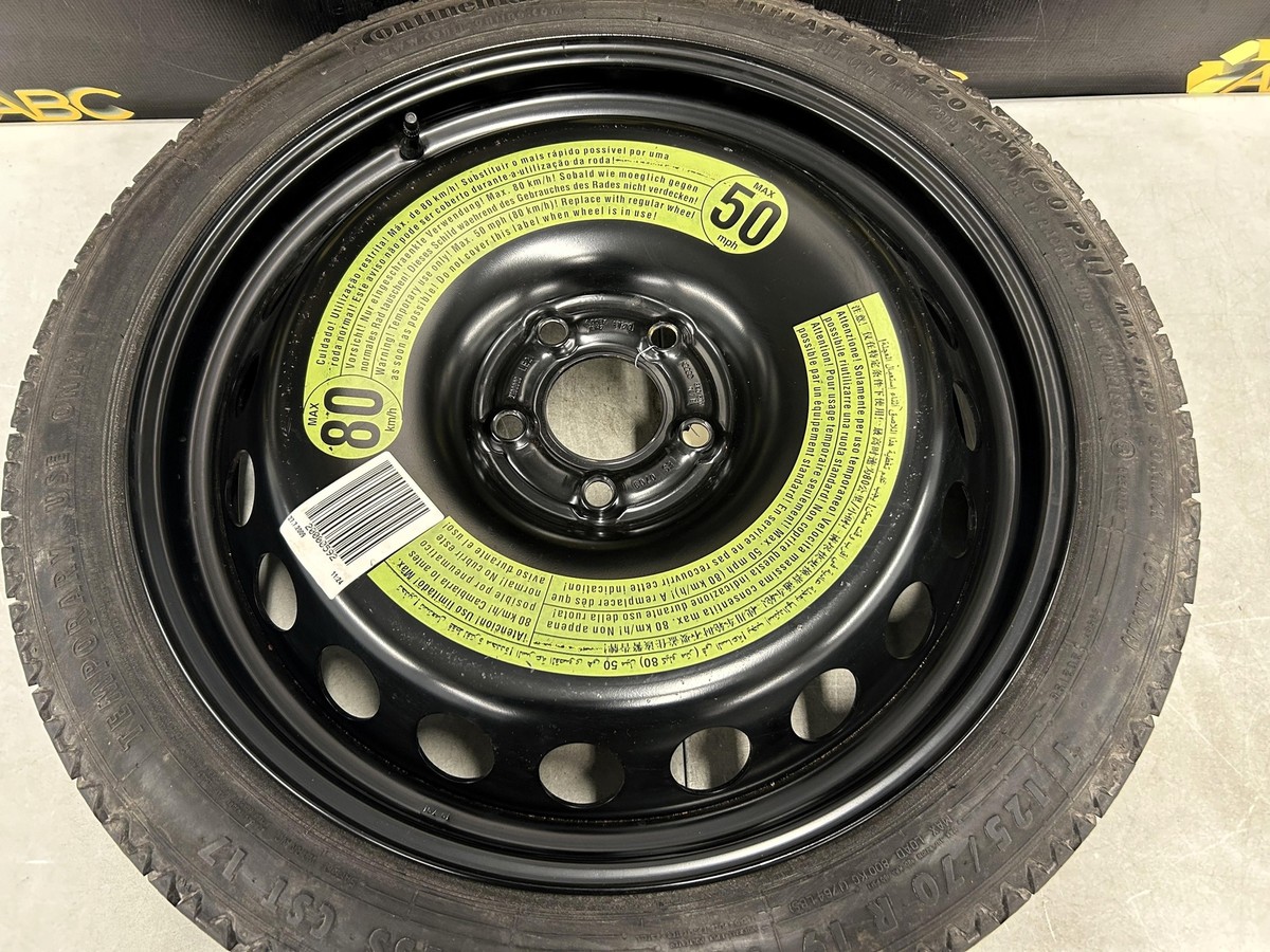 2009-2016 Audi A4 Compact Spare Tire Wheel 19x4 T125/70R19 