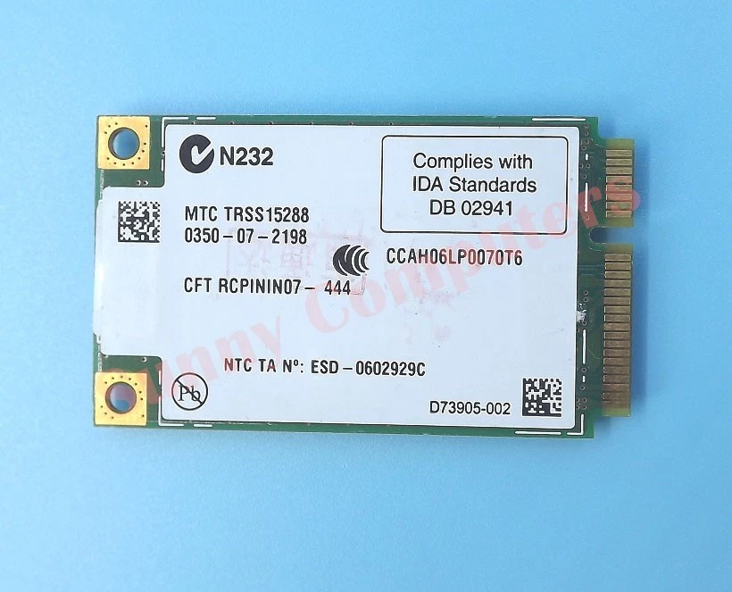 Tarjeta de red inalámbrica IBM Original R61E R61I X61 T61 T61P 4965AG Mini PCI-E AU Foto 2 de 2