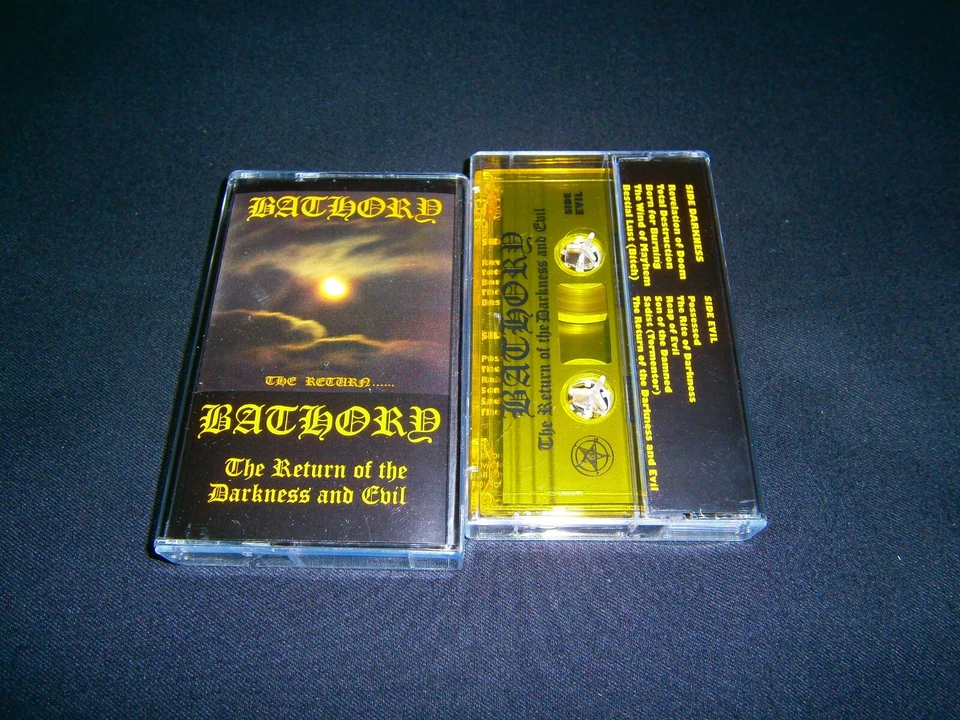 BATHORY - The Return of the Darkness and Evil. Tape - Image 3 of 4