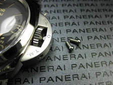 New 2pc 1950 & Luminor Daylight 316L Stainless Crown Guard Screw PANERAI XV