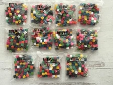 One Centimeter Counting Cubes Set of OVER 1000 - Multi-color Hand 2 Mind / ETA