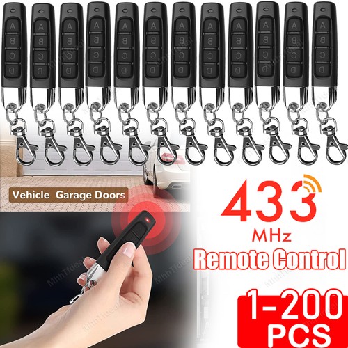 Universal Electric Cloning Remote Control Key Fob 433MH For Gate Garage Door LOT - 第 1/12 張圖片