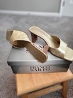 Franco Sarto Due Gold Crocco 3-1/4” Open Toe Heeled Sandals (Size 9M) — photo 7