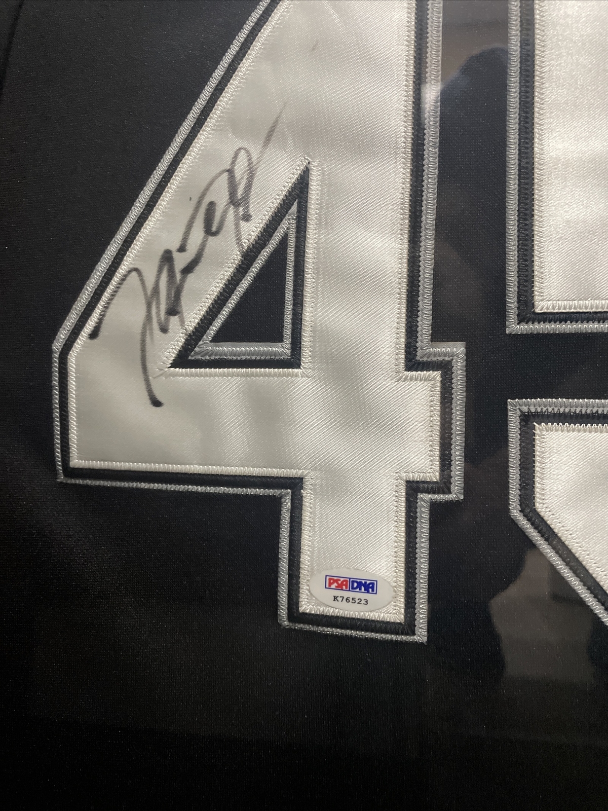 Michael Jordan signed Birmingham Barons Jersey Autograph PSA/DNA Custom