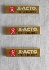 NOS Vtg. X-Acto Number 2 Assortment Blade Made in the U.S.A. ( 18 22 25 & 2 24 )