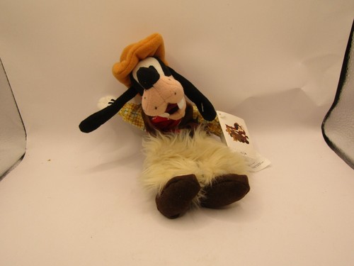 Disney Bean Bag Plush - FRONTIERLAND Mickey, Daisey & Goofy -Disneyland- W Tags - Picture 3 of 15