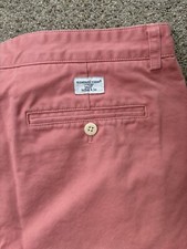 Vineyard Vines Mens Size 36 Club Shorts Salmon Cotton Preppy Chino