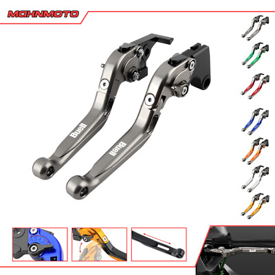 For 2006--2010 Buell Ulysses Aluminum Folding Extendable Hand Brake Clutch Lever