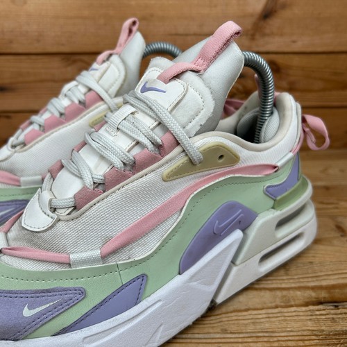 Nike Trainers Womens Size UK 4 Air Max Furyosa Pastel Multicolour Chunky Shoes - Picture 9 of 13