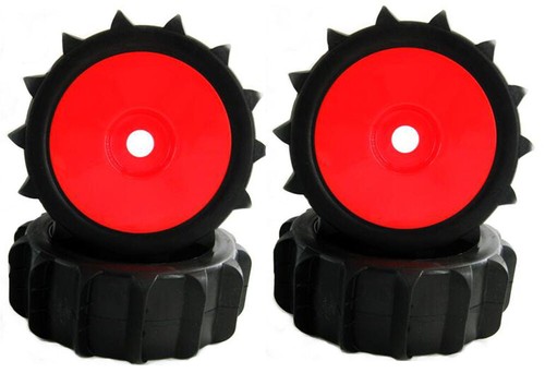 1/8 RC Off Road Paddles Tires Sand Snow Buggy tyres 120mm & Hex 17mm Wheels 4pcs - Picture 12 of 37