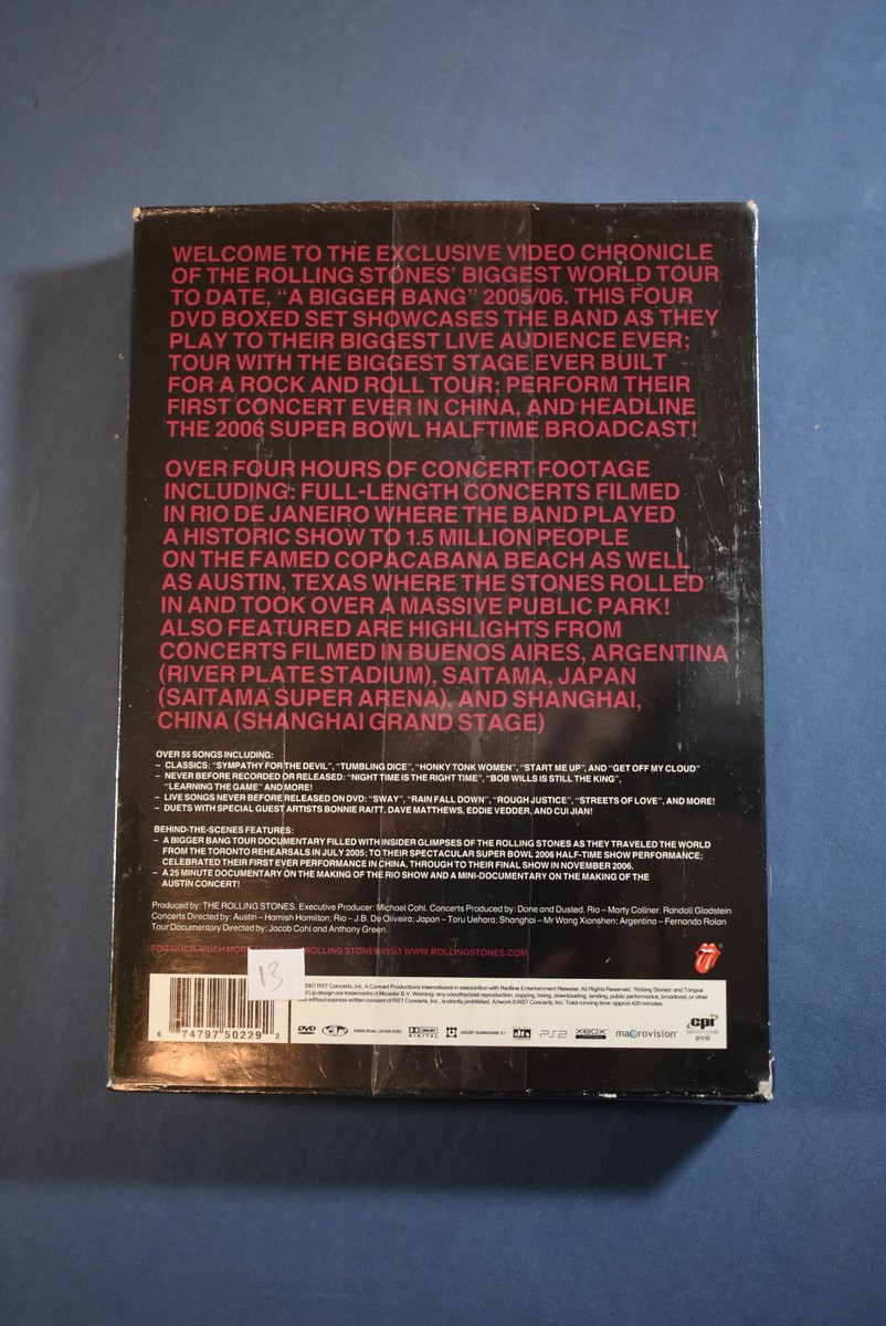 Rolling Stones The Biggest Bang DVD New | eBay