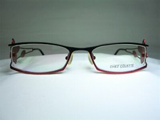 Chez Colette eyeglasses square oval women's frames NOS hyper vintage rare