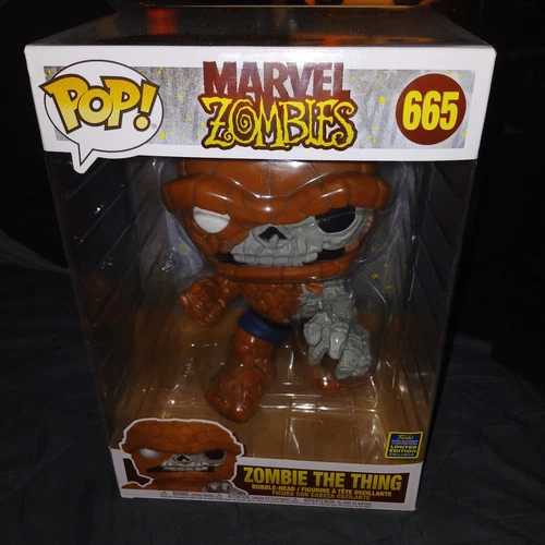 Funko POP! Marvel Zombies #665 Jumbo The Thing 2020 Summber Shared Exclusive 10"