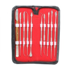 Dental Lab Equipment Surgical Wax Carving Tools Set Dentist Sculpture Knife Inst