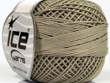 6-Ball Lot Crafty Crochet Thread Yarn Acrylic Summer Fine 6x50g/115m Camel