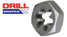 Drill America 3/4"-14 NPT Carbon Steel Hex Pipe Die DWTHXNPT34 