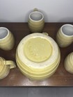 Uhl Pottery Barrel Pitcher & 5 Barrel Mugs Set — photo 4