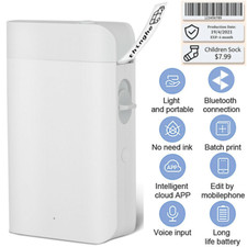 Impresora térmica Bluetooth inalámbrica mini portátil con papel térmico