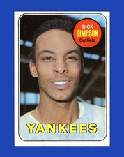 1969 Topps Set-Break #608 Dick Simpson EX-EXMINT *GMCARDS*