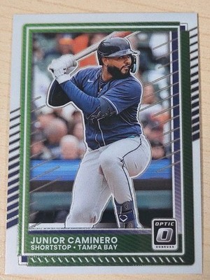 2025 Donruss Baseball Junior Caminero Optic #40 Tampa Bay Rays