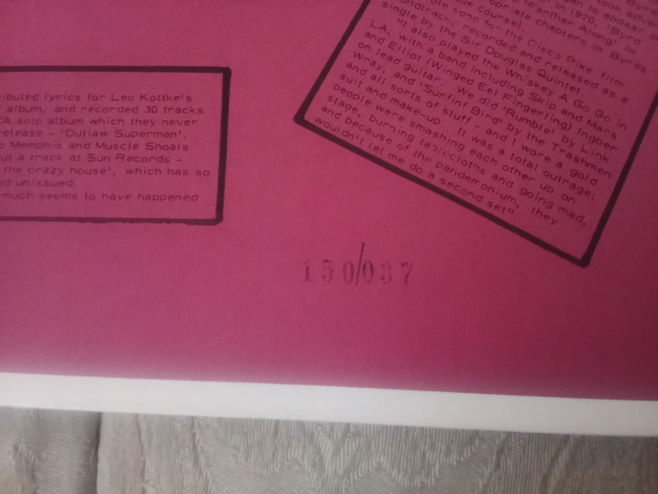 LTD 37 / 150 KIM FOWLEY Stranger From Sky SINGLES 66 71 LP Mars Bonfire STOOGES - Image 4 of 4