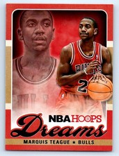 2013-14 Hoops #14 Marquis Teague Dreams Chicago Bulls